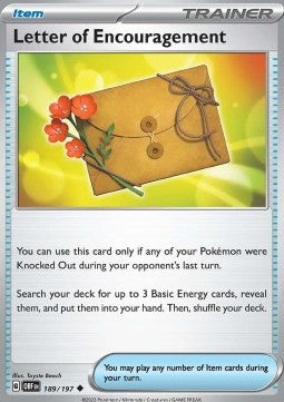 Letter of Encouragement