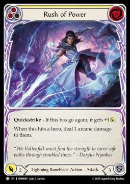 Rush of Power (Yellow) (Regular)