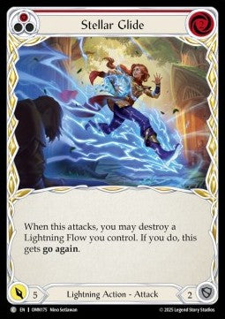 Stellar Glide (Red) (Rainbow Foil)