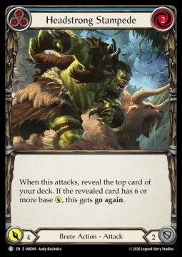 Headstrong Stampede (Blue) (Rainbow Foil)