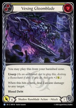 Vexing Gloomblade (Yellow) (Regular)