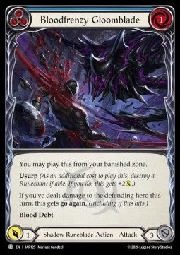 Bloodfrenzy Gloomblade (Blue) (Rainbow Foil)