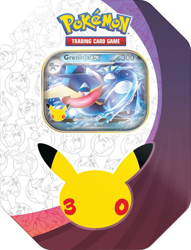 Pokemon 30th Celebration Tin Greninja ex (Presale)