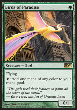 Birds of Paradise - Magic 2011 (Rare) [M11-165]