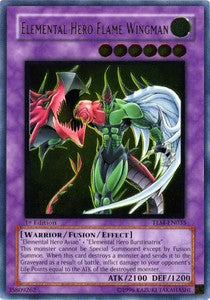 Elemental HERO Flame Wingman (V.2 - Ultimate Rare)