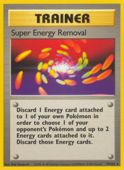 Super Energy Removal