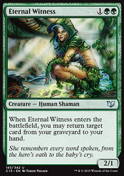 Eternal Witness - Commander 2015 (Uncommon) [C15-183]