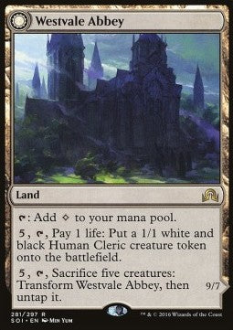 Westvale Abbey / Ormendahl, Profane Prince - Shadows over Innistrad (Rare) [SOI-281]