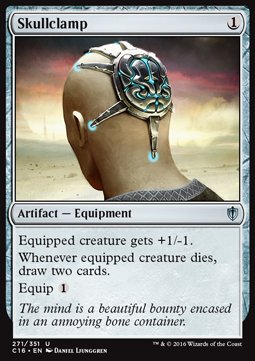 Skullclamp - Commander 2016 (Uncommon) [C16-271]
