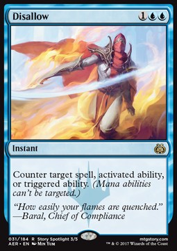Disallow - Aether Revolt (Rare) [AER-31]