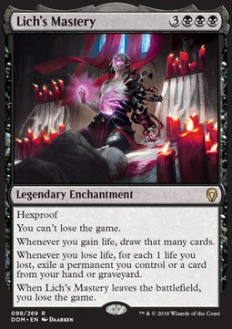 Lich's Mastery - Dominaria (Rare) [DOM-98]