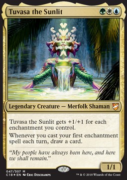Tuvasa the Sunlit - Commander 2018 (Mythic) [C18-47]