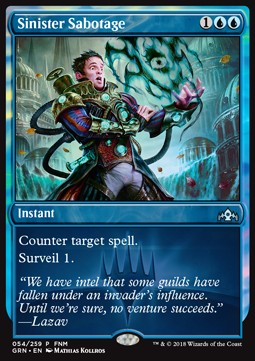 Sinister Sabotage - Friday Night Magic Promos (Uncommon)
