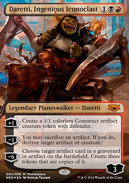 Daretti, Ingenious Iconoclast - Guilds of Ravnica: Mythic Edition (Masterpiece) [MED-GR3]
