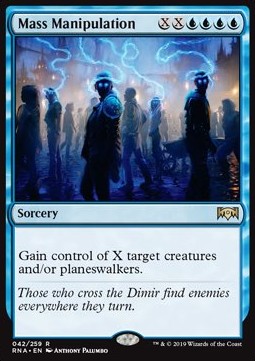 Mass Manipulation - Ravnica Allegiance (Rare) [RNA-42]