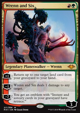 Wrenn and Six - Modern Horizons (Mythic) [MH1-217]