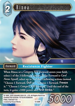 Rinoa (9-038) - Opus IX: Lords & Chaos (Rare) [9-038]