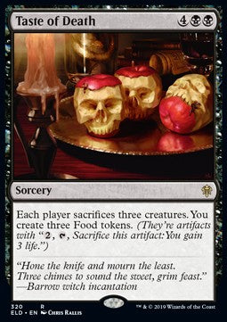 Taste of Death - Throne of Eldraine: Extras (Rare) [XELD-320]