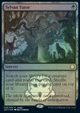 Sylvan Tutor - Judge Rewards Promos (Rare)