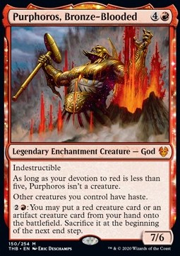Purphoros, Bronze-Blooded - Theros Beyond Death (Mythic) [THB-150]