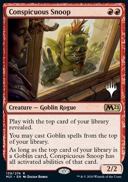 Conspicuous Snoop (V.1) - Core 2021: Promos (Rare) [PM21-139]