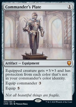 Commander's Plate - Commander Legends (Mythic) [CMR-305]