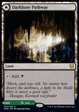 Darkbore Pathway // Slitherbore Pathway - Kaldheim (Rare) [KHM-254]