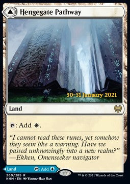 Hengegate Pathway // Mistgate Pathway - Kaldheim: Promos (Rare) [PKHM-260]