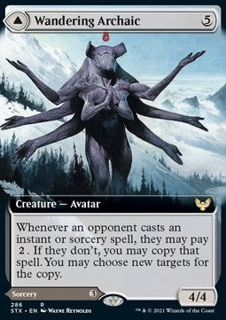 Wandering Archaic // Explore the Vastlands - Strixhaven: School of Mages: Extras (Rare) [XSTX-286]