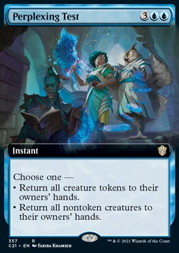 Perplexing Test - Commander: Strixhaven: Extras (Rare) [XC21-357]