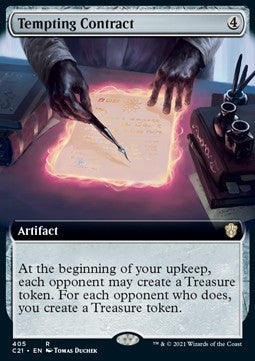 Tempting Contract - Commander: Strixhaven: Extras (Rare) [XC21-405]