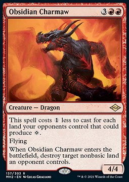 Obsidian Charmaw - Modern Horizons 2 (Rare) [MH2-137]