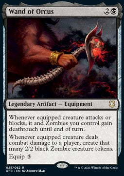 Wand of Orcus - Commander: Adventures in the Forgotten Realms (Rare) [AFC-28]