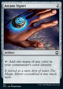 Arcane Signet - Commander: Adventures in the Forgotten Realms (Common) [AFC-197]
