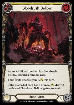 Bloodrush Bellow (Rainbow Foil) - Welcome to Rathe - Alpha (Majestic) [WTR-A-WTR007-M]
