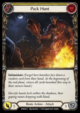Pack Hunt (Yellow) (Normal) - Welcome to Rathe - Alpha (Common) [WTR-A-WTR024-C]