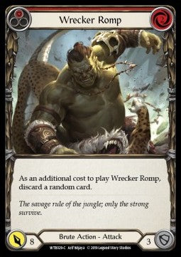 Wrecker Romp (Red) (Rainbow Foil) - Welcome to Rathe - Alpha (Common) [WTR-A-WTR029-C]