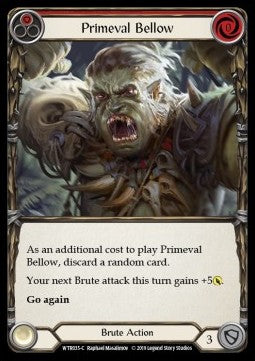 Primeval Bellow (Red) (Normal) - Welcome to Rathe - Alpha (Common) [WTR-A-WTR035-C]