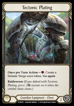 Tectonic Plating (Cold Foil) - Welcome to Rathe - Alpha (Legendary) [WTR-A-WTR041-L]