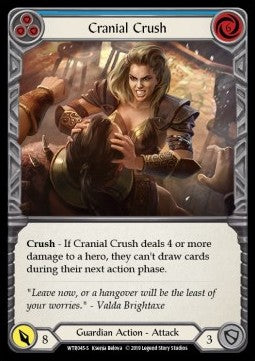 Cranial Crush (Rainbow Foil) - Welcome to Rathe - Alpha (Super Rare) [WTR-A-WTR045-S]