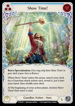 Show Time! (Rainbow Foil) - Welcome to Rathe - Alpha (Super Rare) [WTR-A-WTR047-S]