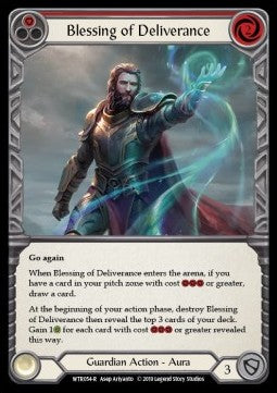 Blessing of Deliverance (Red) (Normal) - Welcome to Rathe - Alpha (Rare) [WTR-A-WTR054-R]