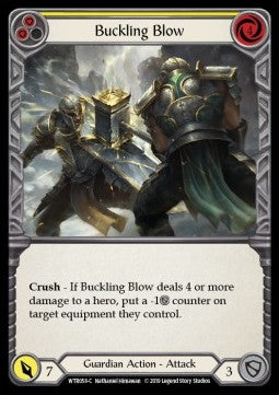 Buckling Blow (Yellow) (Normal) - Welcome to Rathe - Alpha (Common) [WTR-A-WTR058-C]