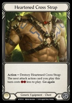 Heartened Cross Strap (Cold Foil) - Welcome to Rathe - Alpha (Common) [WTR-A-WTR152-C]
