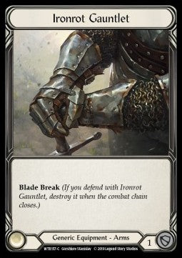 Ironrot Gauntlet (Normal) - Welcome to Rathe - Alpha (Common) [WTR-A-WTR157-C]