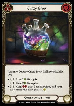 Crazy Brew (Rainbow Foil) - Welcome to Rathe - Alpha (Super Rare) [WTR-A-WTR162-S]