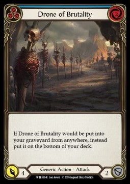 Drone of Brutality (Blue) (Normal) - Welcome to Rathe - Alpha (Rare) [WTR-A-WTR166-R]