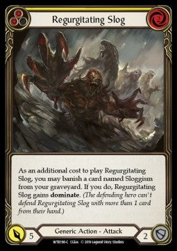 Regurgitating Slog (Yellow) (Normal) - Welcome to Rathe - Alpha (Common) [WTR-A-WTR198-C]