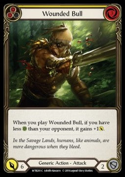 Wounded Bull (Yellow) (Normal) - Welcome to Rathe - Alpha (Common) [WTR-A-WTR201-C]