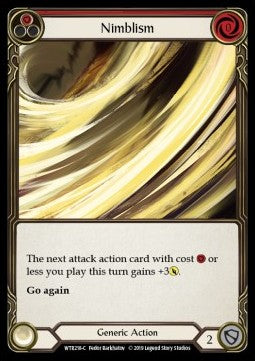 Nimblism (Red) (Rainbow Foil) - Welcome to Rathe - Alpha (Common) [WTR-A-WTR218-C]